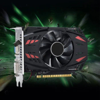 GT730 Low Profile Graphics Card HD+VGA+DVI DDR3 4GB Computer Graphics Cards PCI-E2.016X Gaming Graphics Card with Cooling Fan