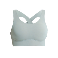 4สี Lulus YOGA Bra Crop Tops Bras ชุดชั้นในสุทธิเย็บชุดชั้นในกีฬา DS-44