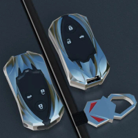 Zinc Alloy Car Key Cover For Honda Freed Spike Hybrid StepWGN Elysion Smart Remote Control Fob Case Keychain Accessories