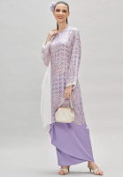 Loveaisyah Loveaisyah Premium Batik long modern Baju Kurung &amp; Satin pleated wrap Skirt