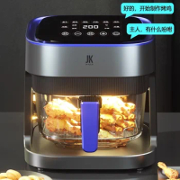 Visual deep fryer Home appliances Smart voice control air fryers Automatic Air fryer oven two in one Low fat oil free airfryer