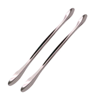 【TOR】不鏽鋼藥勺雙頭 2入 雙頭160mm長 實驗器材 取樣勺 粉末分裝 SMS160-F(小藥勺 量勺 秤藥匙)