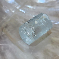 寶石級巴基斯坦海水藍寶原礦晶體230217-22號 ~好人緣、對應喉輪、增加溝通能力、也是旅行及以海維生職業的護身符