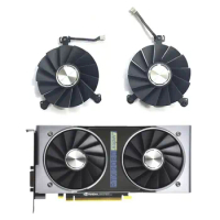 2 FAN original 4PIN 87MM DAPA0815B2UP003 RTX 2060S GPU fan suitable for NVIDIA RTX2060 2060S 2070 super public version 8G