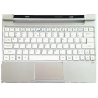 Laptop Keyboard Upper Case Cover PalmRest For ACER For ICONIA W510 W511 Silver US United States Edition