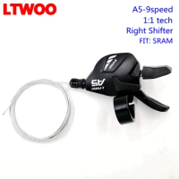 LTWOO A5 9 Speed Mountain Bicycle Parts Right Shift Lever 9V Gear Groupset 1:1 Tech Compatible with Sram X7 X5