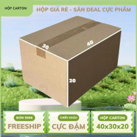Combo 100 thùng carton đóng hàng mã 40x30x20