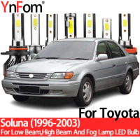 YnFom For Toyota Soluna AL50 1996-2003 Special LED Headlight Bulbs Kit For Low Beam,High Beam,Fog Lamp,Car Accessories