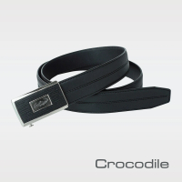 Crocodile Crocodile 鱷魚皮件 真皮自動扣皮帶 0101-42018-01(進口牛皮)