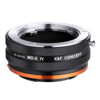 K&amp;F Concept MD-E Minolta MD Mount Lens to Sony E FE Mount Camera Adapter Ring for Sony A6400 A7M3 A7R3 A7M4 A7R4