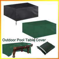 Billiard Table Cover Durable Protective Cover For Billiard Table Polyester Fiber Billiard Table Dust Cover 235X135X20CM 2 Colors