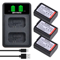 3X 2000mAh NP-FW50 NP FW50 Battery + LED USB Charger for Sony NEX-5 NEX-7 SLT-A55 A33 A55 A37 A3000 A5000 A5100 A6000