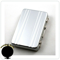 公事包 造型 名片盒 金屬 鋁合金 保險箱 防磁 信用卡包 卡片盒 卡片夾 置物盒 創意 『無名』 J12129