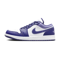 【NIKE 耐吉】Air Jordan 1 Low Sky J Purple 白紫葡萄 紫色 男鞋(553558-515)