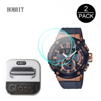2Pack 2.5D 9H Tempered Glass For Casio G-SHOCK GST-B200G GST-B200X GST-B100 Smartwatch Screen Protector Anti-Scratch Clear Glass