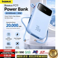 Baseus Qpow2 30W Fast Charging Power Bank Dual-cable Type-C iPhone 20000mAh