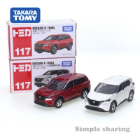 Takara Tomy Tomica No.117 Nissan X-Trail (First Special Specification) Car Alloy Toys Vehicle Diecast Metal Model for Children
