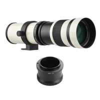 Camera MF Super Telephoto Zoom Lens F/8.3-16 420-800mm T Mount with NEX-mount Adapter Ring for Sony NEX E-mount Camera NEX-5R