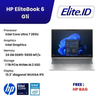 HP EliteBook 6 G1i Ultra 7 265U 24GB 1TB SSD 13.3"IPS Win11Pro