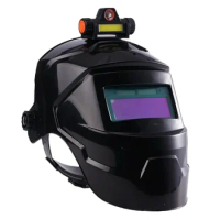 Welding Helmet Welder Mask With Rechargeable Headlight Automatic Dimming Electric Welding Mask For Arc Weld Grind Cut Process