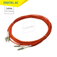 10pcs LC LC MM 62.5/125-2.0 Multi-Mode Pigtail Wire Jumper Dual-Mode Dual-Core Fiber Optical Cable 3m