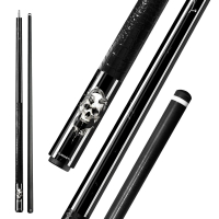 Gậy Bida Lỗ Skull Đen Cá Tính Mạnh - CUEBOTS CGC1 – 12.5mm, Ngọn Sợi Thủy Tinh, Ren 3/8-10