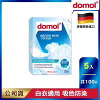 【德國 domol】神奇白色衣物防染魔布 5盒(100片)