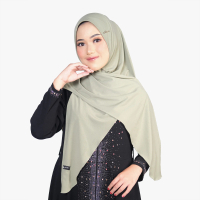 Alwira Store Kerudung Instan Haura Non Pet Jersey Premium jilbab muslim bergo wanita