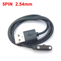 5 pin Pogo Magnet Cable for Kids Smart Watch Charging Cable USB 2.54mm Charge Cable for A20 A20S TD05 V6G Magnetic Charger