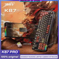 Lingbao K87pro Customized Mechanical Gaming Keyboard Wireless Bluetooth Tri-mode Gaming Office Gamin