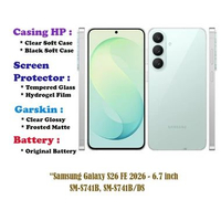 Samsung Galaxy S26 FE 2026 - 6.7 inch - Case - Screen Protector - Dll Shockproof Case