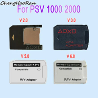 1 Piece For PSVita PSV 1000 2000 Universal Game SD Card Slot Adapter Version V2 V3 V5 V6 SD2VITA For PS Vita Memory TF Card Slot