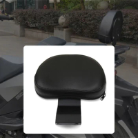 Black leather Motorcycle Rear Passenger Backrest Back Pad seat Backrest Fit For VOGE SR250GT SR 250GT