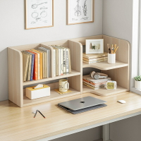 置物櫃 置物架 簡易桌上書架學生宿舍桌面置物架辦公桌多層收納架書桌轉角小書