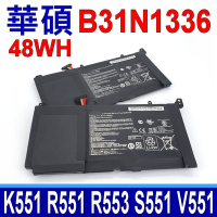 華碩 ASUS B31N1336 48Wh 電池 K551 K551L K551LA K551LB R551 R553 R553L R553LN S551 S551LA V551 V551LB