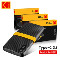 KODAK X200 External Hard Drive 256GB 1TB Portable SSD Hard Drive 512GB disco duro externo 1.8 inches Drive Type C USB 3.1