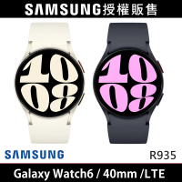 【SAMSUNG 三星】Galaxy Watch6 R935 LTE版 40mm(贈螢幕玻璃貼)