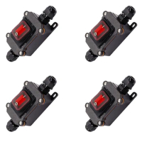 4X IP67 Waterproof Inline Switch 12V DC 20A High Current Power Waterproof Switch