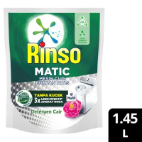 Rinso Matic - Bukaan Depan TopLoad - Detergen Cair - 1450ml