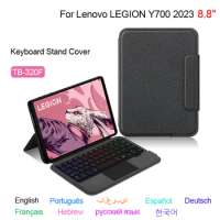 Magic Keyboard Case For Lenovo LEGION Y700 2023 8.8" TB-320F Tablet Cover for Y700 2nd Gen Trackpad Backlit Wireless Keyboard