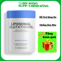(Kèm Quà) Viên Uống Codeage Liposomal Glutathione 1000mg (60 viên)