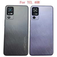 Battery Cover Rear Door Case Housing For TCL 40R T771K Back Cover with Camera Lens Logo Repair Parts