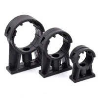 2-6pcs Plastic Single U Clamp Holder For Water Pipe Tube With Diameter Of 20mm 25mm 32mm 40mm 50mm 63mm Anti Falling Pipe Clamp