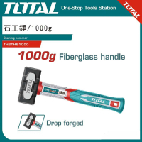 【TOTAL】打石鎚 鍛造頭 1000G THSTH61000(角鎚 鐵鎚 射包柄 頭不掉)