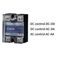10A~100A Plastic Cover Solid State Relay DA DD AA Single Phase DC Control AC 220V Relay To 3-32VDC SSR-10DA 25DA 40DA