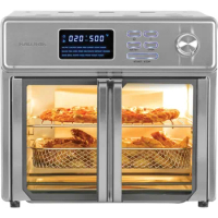 Kalorik MAXX® Digital Air Fryer Oven, 26 Quart, 10-in-1 Countertop Toaster Oven &amp; Air Fryer Combo-21 ,9 Accessories &amp; Cookbook