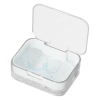 Denture Bath Box Organizer False Teeth Storage Box Denture Container Cleaning Teeth Cases Artificial Tooth Boxes