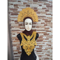 renda bordir aksesoris tari siger dan coker bintang Kain