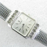 1970s Japanese "cocktail party" rock candy medieval mechanical manual seiko women's watch