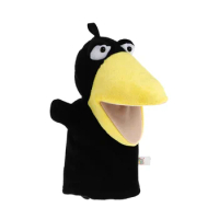 Toys for Toddler Puppet Crow Hand Finger Lovely Kids Puppets Mini Gloves Interactive Animal Head